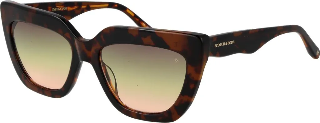 Lunettes de soleil tendance pour femme monture multicolore Scotch & Soda
