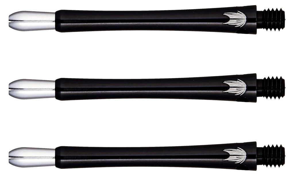 Grip Schäfte MED Schwarz, 3 Stück