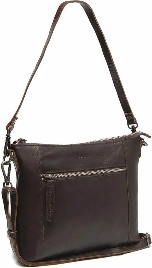 The Chesterfield Brand Faro Borsa Tracolla Pelle Marrone 23cm