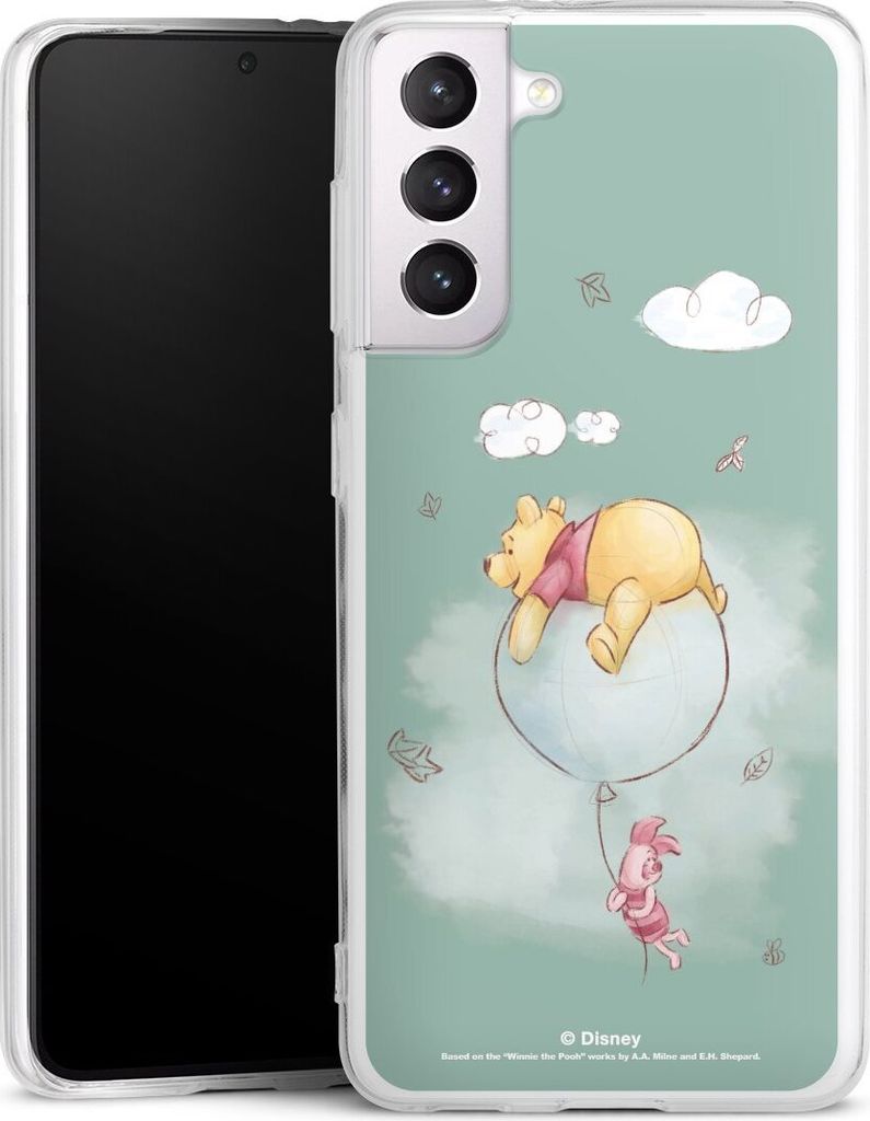 DeinDesign Handyhülle für Samsung Galaxy S21 5G Silikon Hülle Case Smartphone Schutzhülle Bär Disney Winnie Puuh
