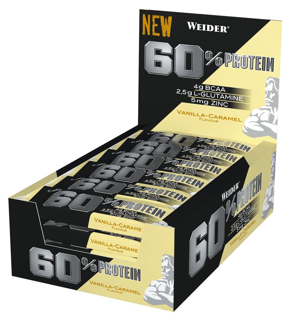 Batony białkowe 60% (24 x 45 g) Zdjęcie produktu 