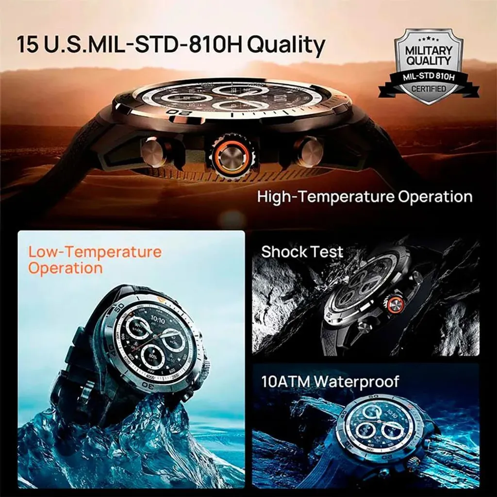 Montre connectée Mibro GS Explorer suivi santé GPS Amoled