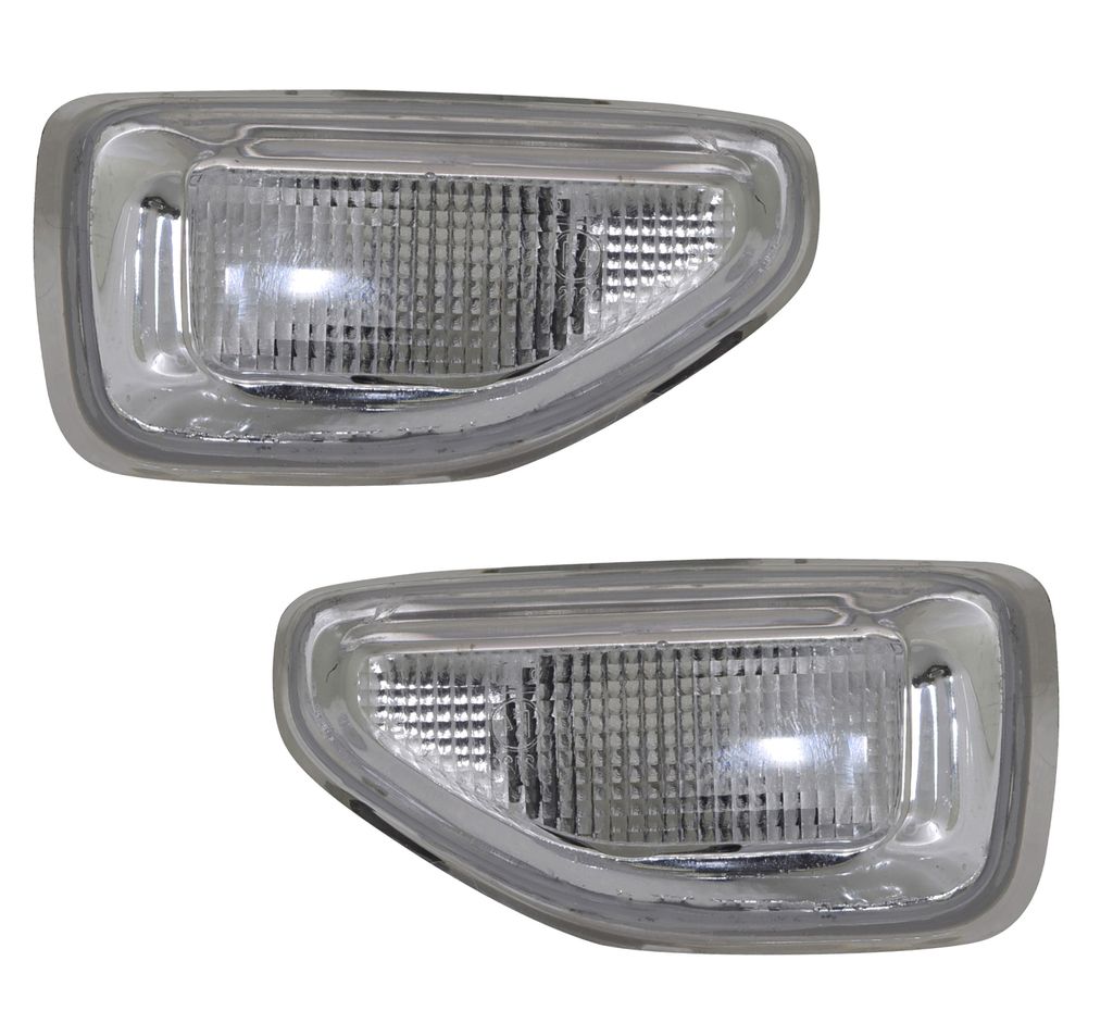 TYC Seitenblinker Set für Dacia Logan Sandero II 2012- weiß Silber WY5W