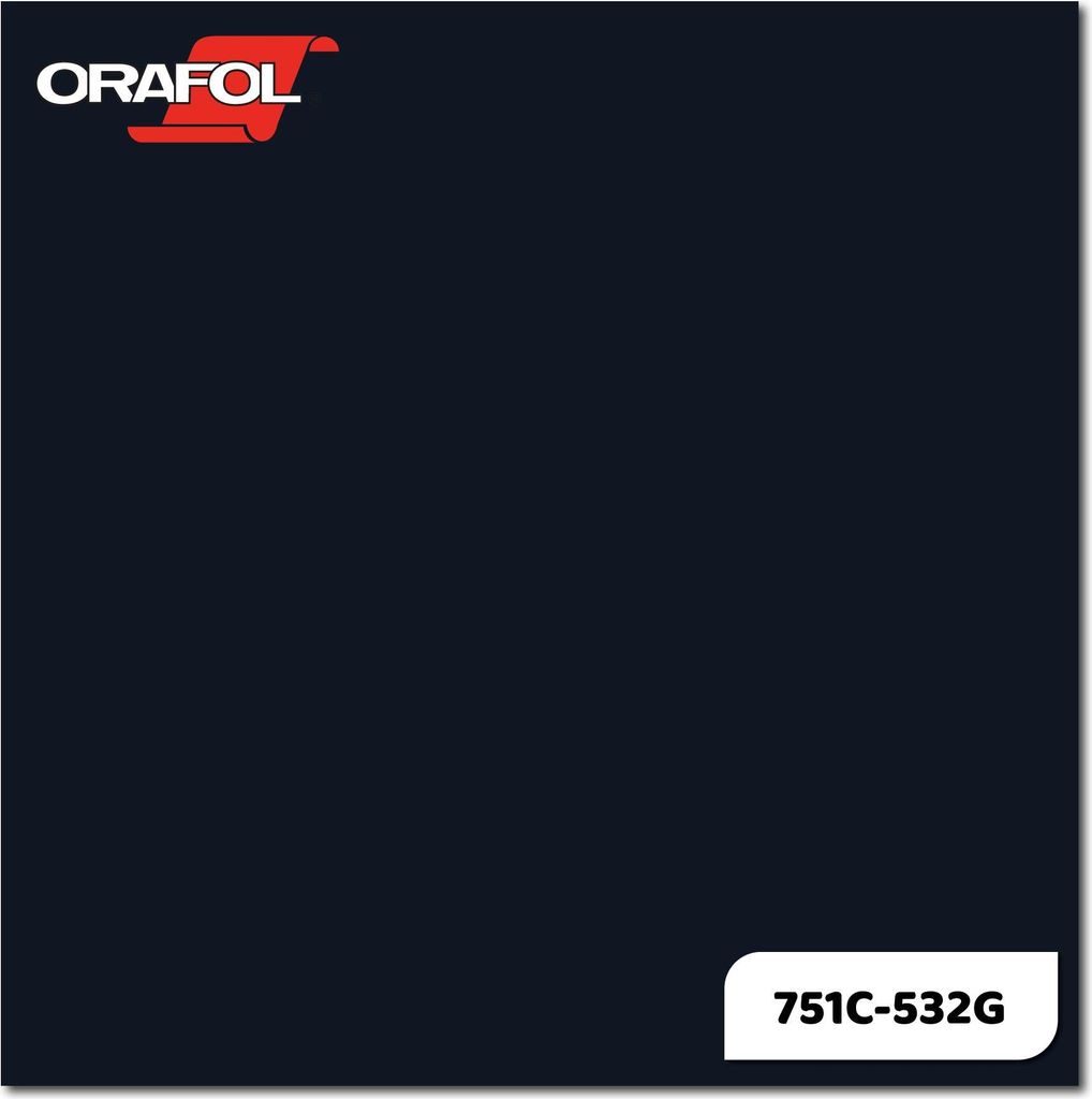 ORAFOL ORACAL 751C Meterware - 532 BLACK-BLUE in 31,5 x 100cm