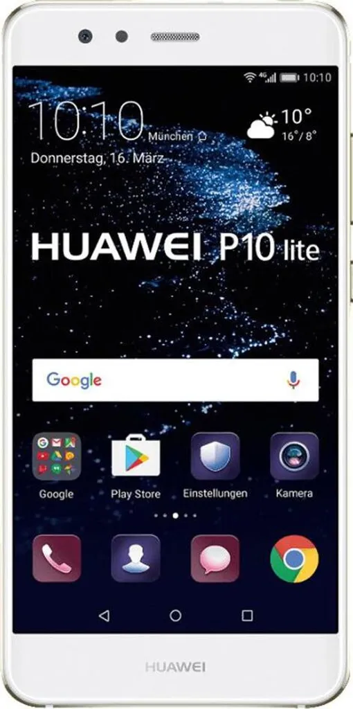 Smartphone Huawei P10 lite 32Go Blanc Perle - Téléphone Android 4G DE