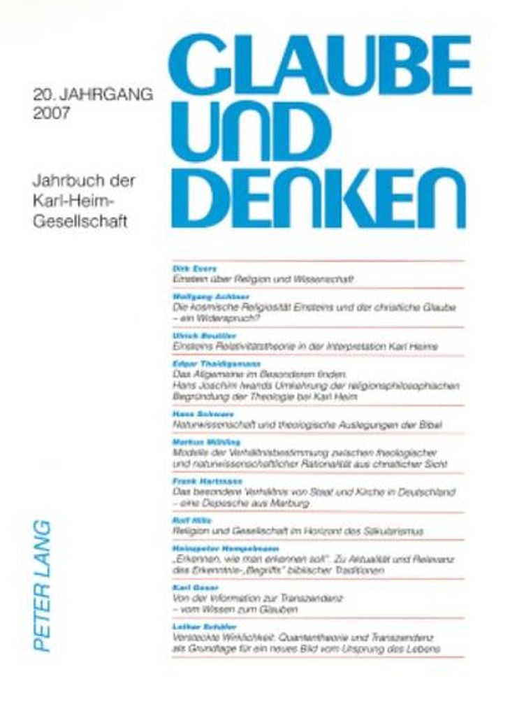 Glaube und Denken
