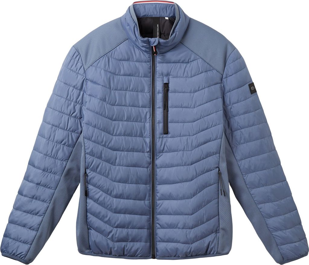 Tom Tailor Jacke Steppjacke mit Stehkragen und Reißverschlusstaschen