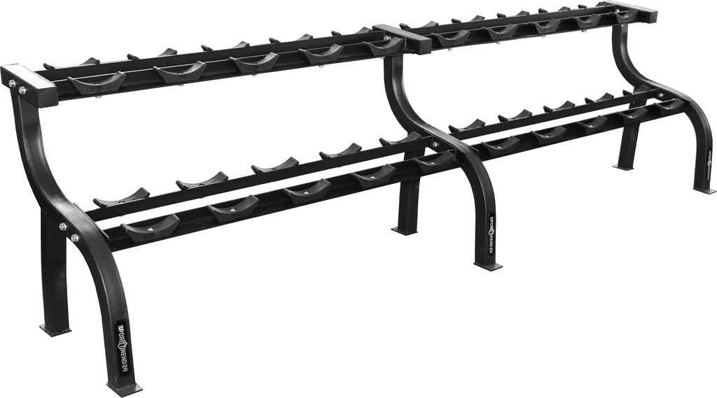 Sporttrend 24 Kurzhantelablage für 20 Kurzhanteln | Kurzhantelständer Hantelständer für Kompakthantel Dumbbell