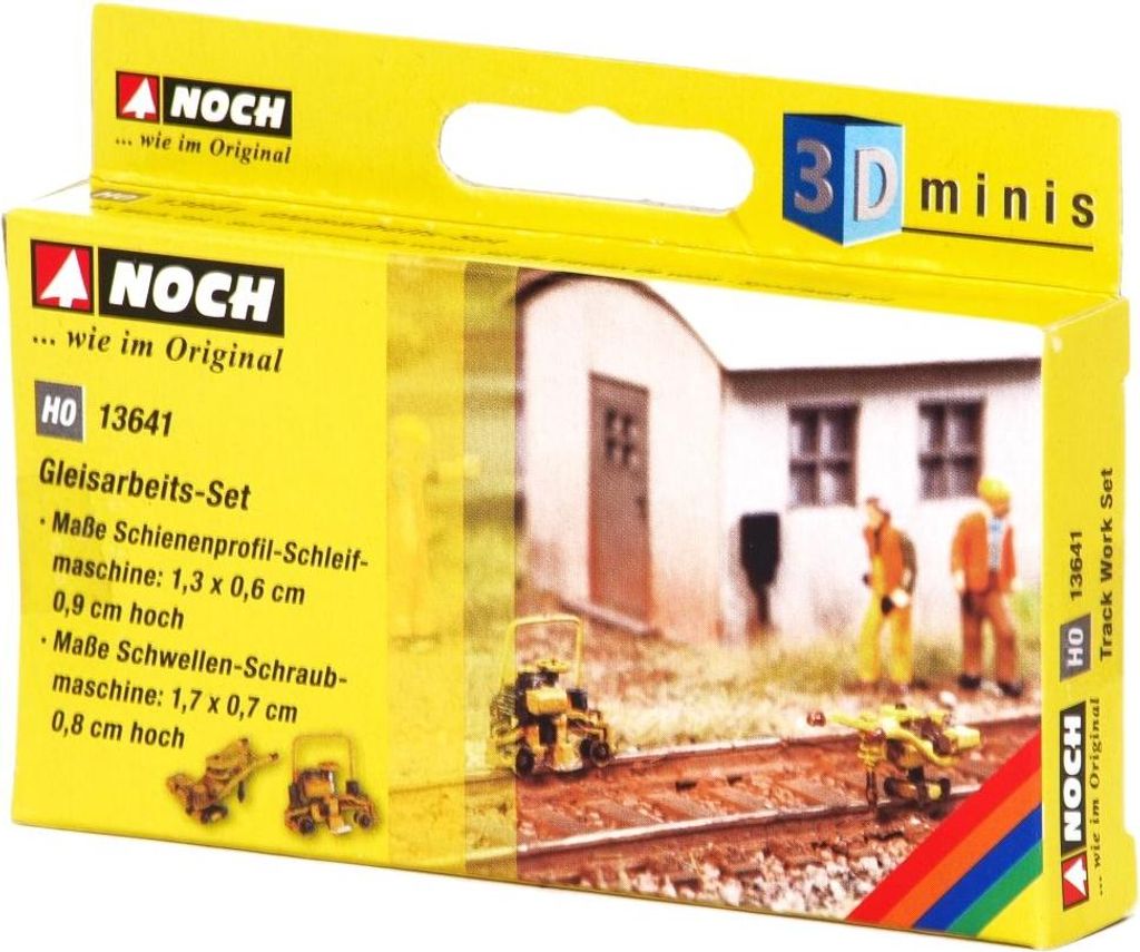 NOCH Gleisbauarbeits-Set, HO (1:87), Gelb