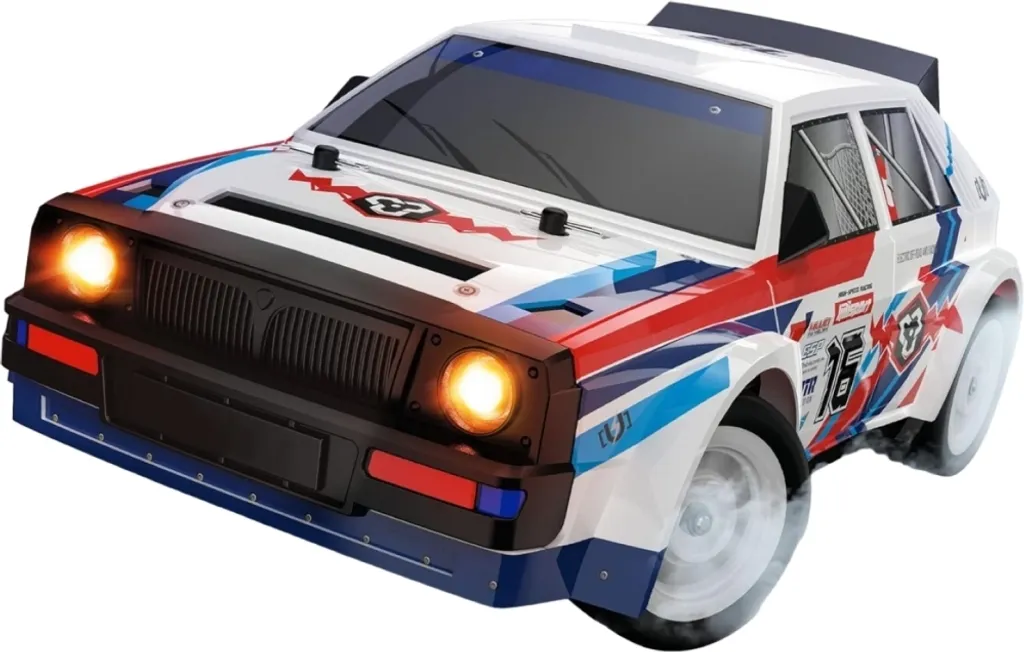 Véhicule rallye drift Amewi pour s'entraîner au pilotage en intérieur
