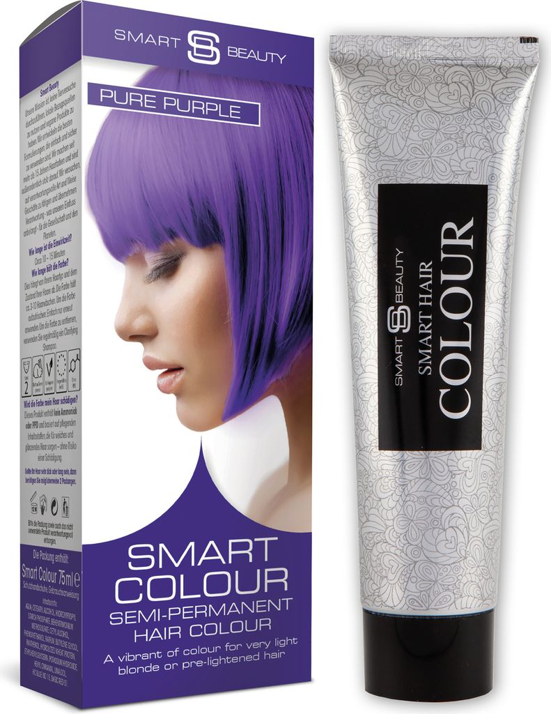 Smart Beauty Pure Purple semi-permanente Haarfarbe