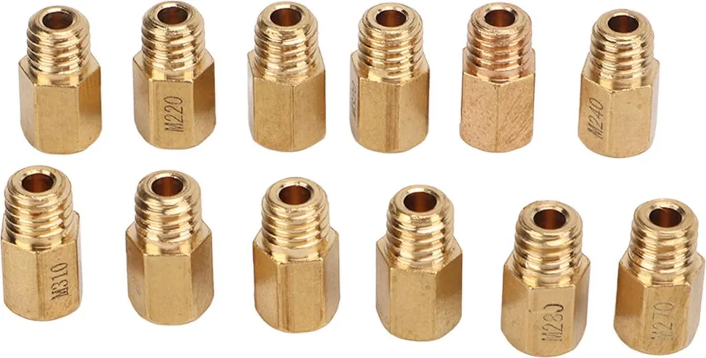 Kit 12 Getti Principali Mikuni VM TMX 210-320 | Ricambi Carburatore Ottone
