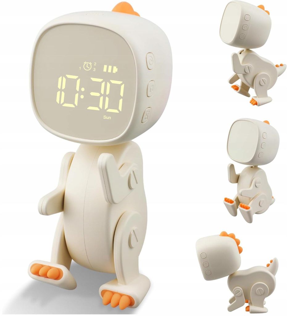 Dětské digitální hodiny DINO, robot, ideální jako dárek, Obrázek produktu 