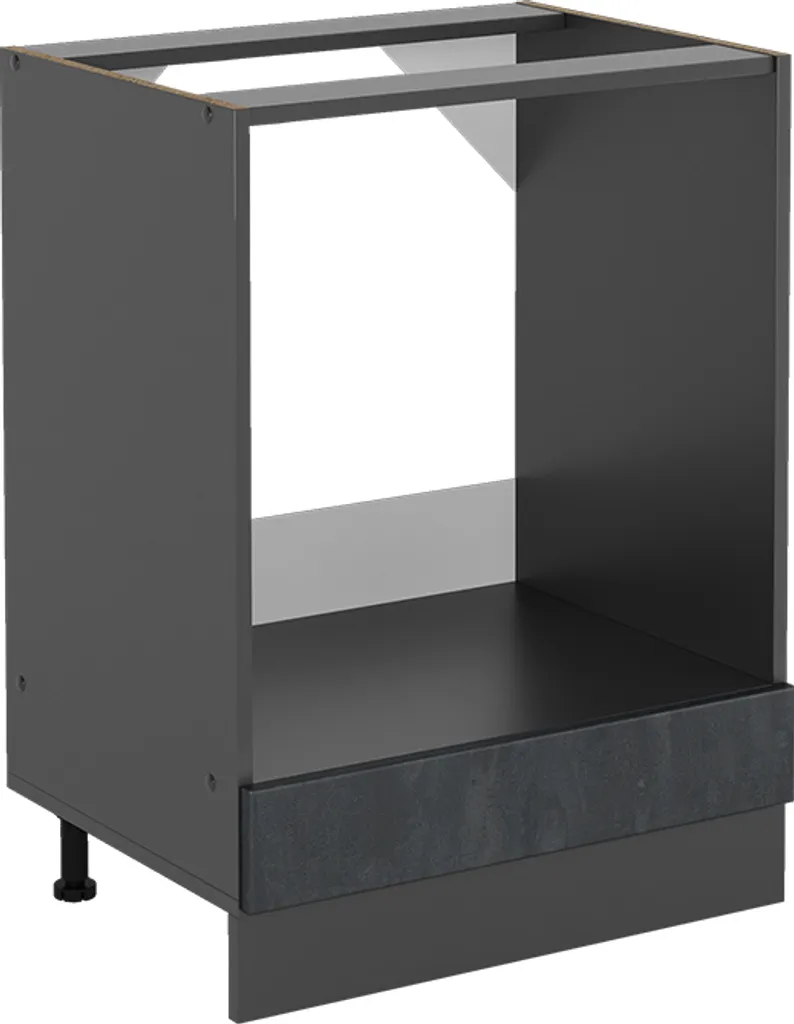 Vicco R-Line Mobile Forno 60 cm Nero Calcestruzzo - Senza Top