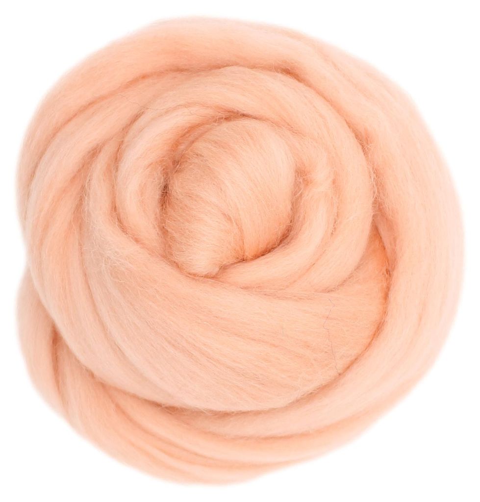 Filzwolle 20g feiner Kammzug Schafwolle (Merino) 21mic Produktbild 