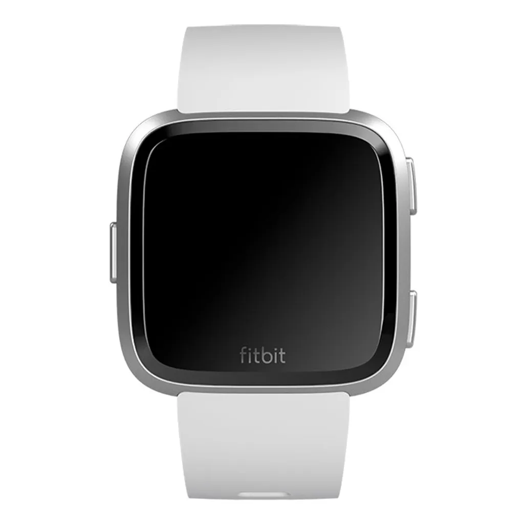 Bracelet de rechange Fitbit Versa blanc en silicone souple et robuste - 4