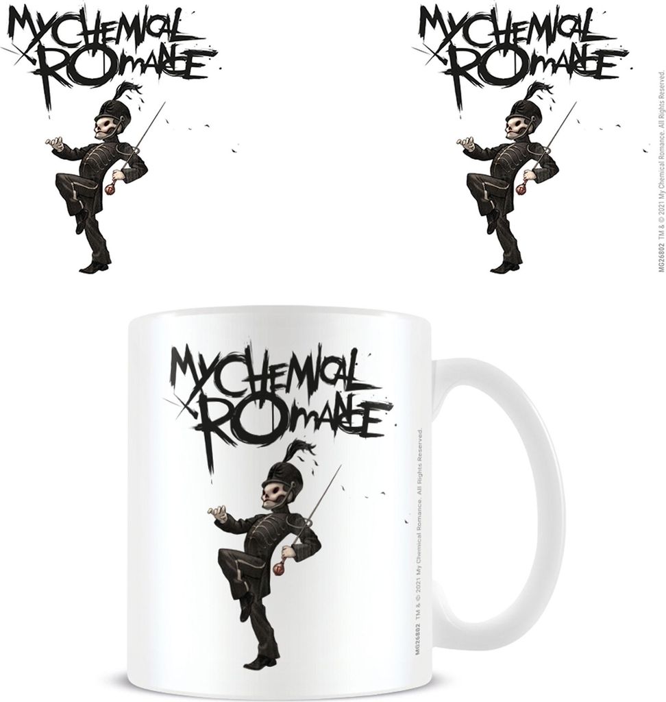 My Chemical Romance - Lizenz Tassen - The Black Parade + Zusätzlich: 1 Lizenz Keramik Tasse - Größe Ø8,5 H9,5 cm