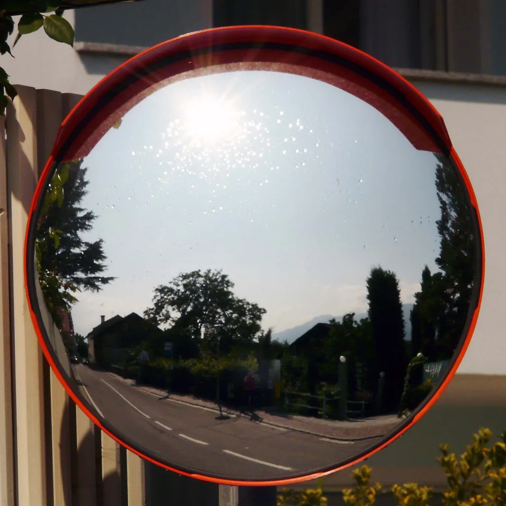 Miroir Routier de Sécurité Extérieur avec Grand Angle pour Sortie de Rue - 7