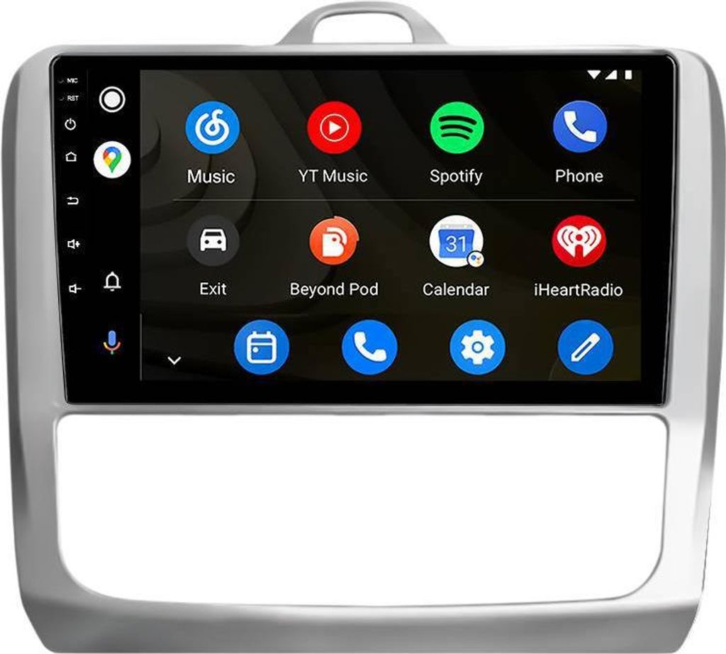 Android Autoradio 9 Zoll 128GB für Ford Focus 2 2004–2011 CarPlay Android Auto Navi Bluetooth DAB+ Rückfahrkamera