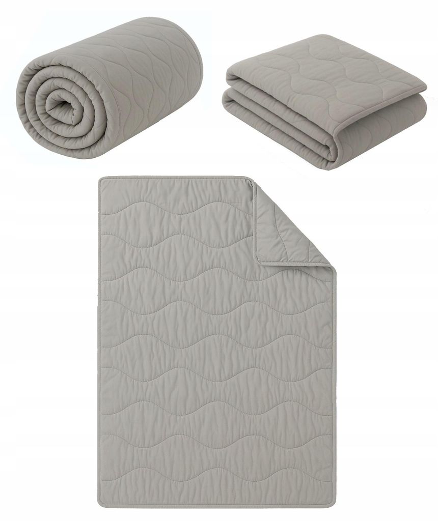 Bettdecke - Ganzjährig - 150x200 cm - Medium - Grau - aus Produktbild 