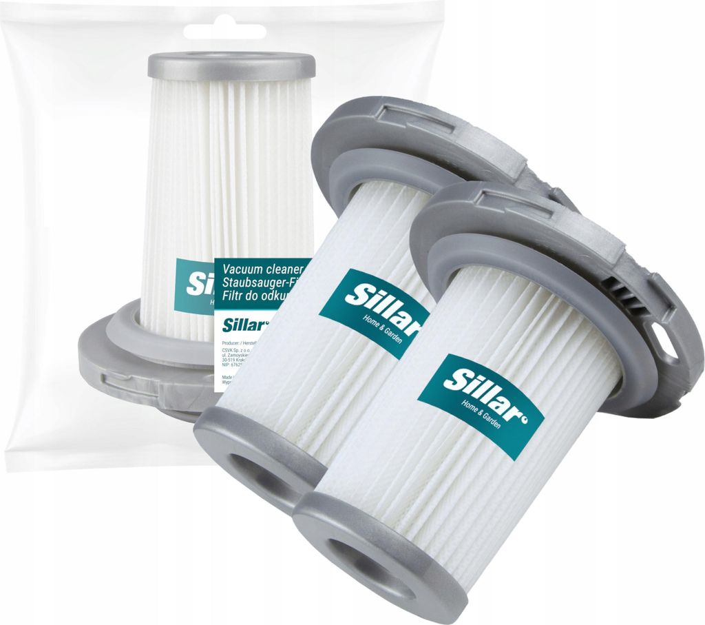 Waschbarer Sillar-Filter für ROWENTA/TEFAL X-Force Flex 8.60 & X-Pert 6.60 - 2 Stück