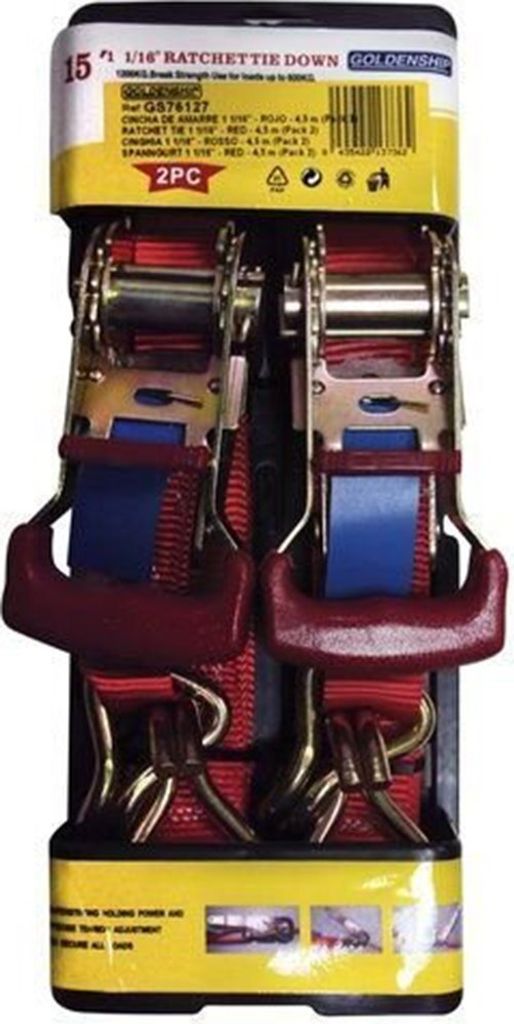 Goldenship Festmacher Ratsche 4.5 M Mehrfarbig 1-1/16 ́ ́ Mehrfarbig 1-1/16 ́ ́