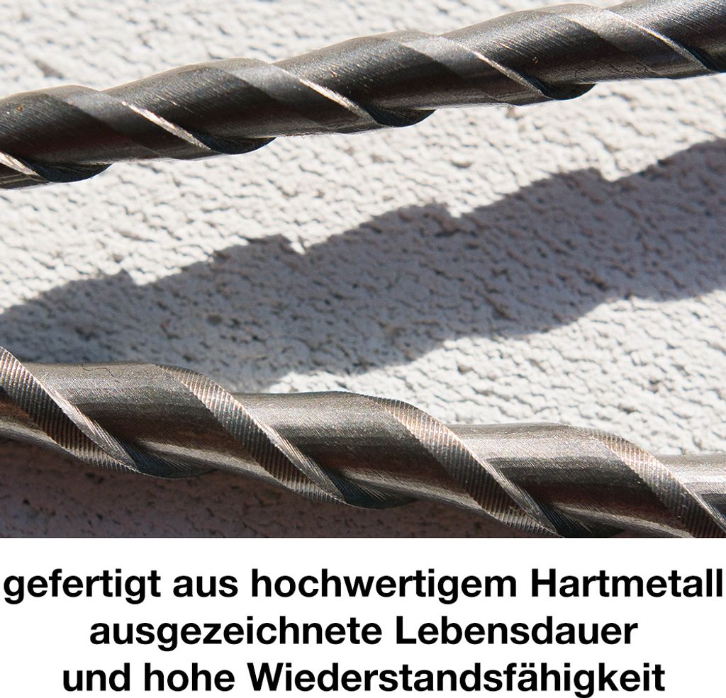 sds plus Steinbohrer 3er Set Ø 10-14-20 mm x 40 Produktbild 6