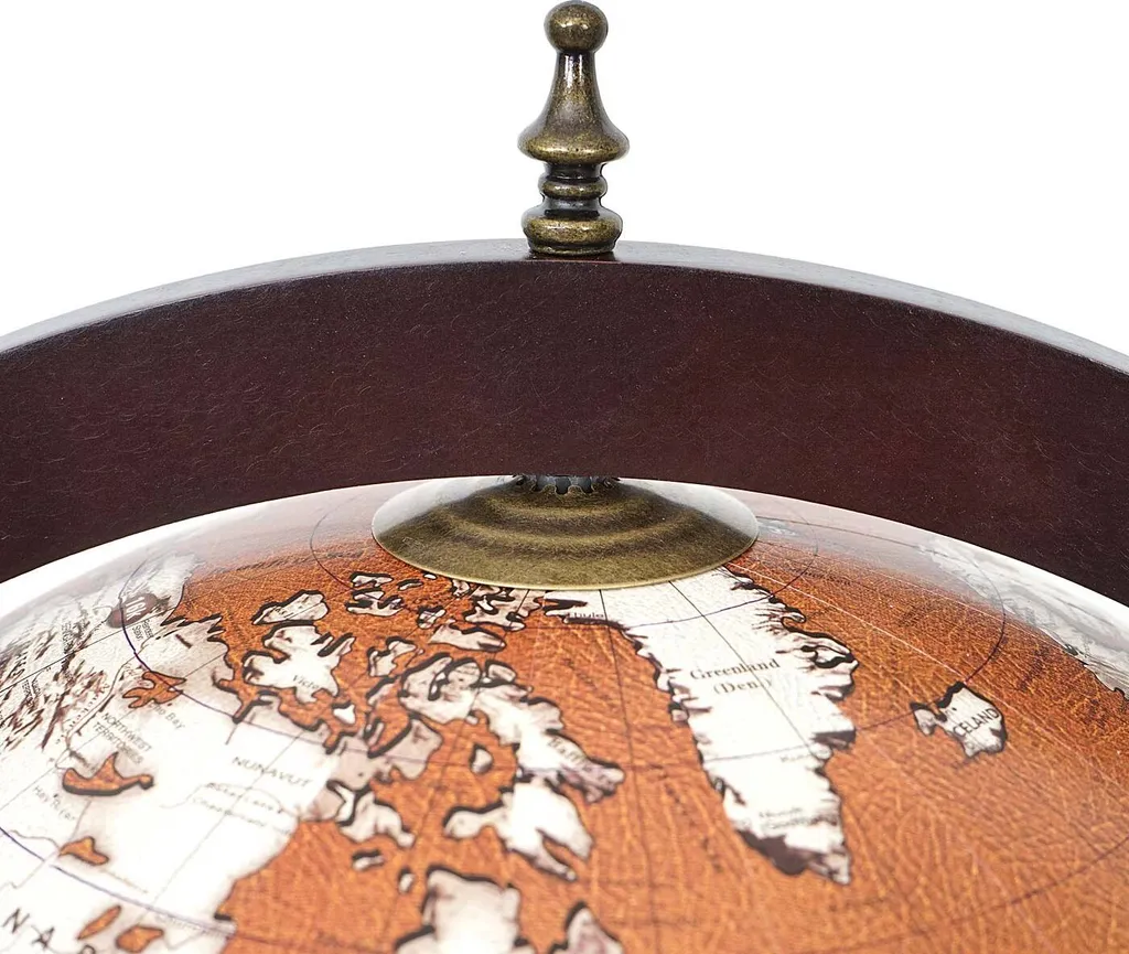 Minibar Globe Terrestre HWC-D86 Solution de Rangement Élégante et Mobile - 3