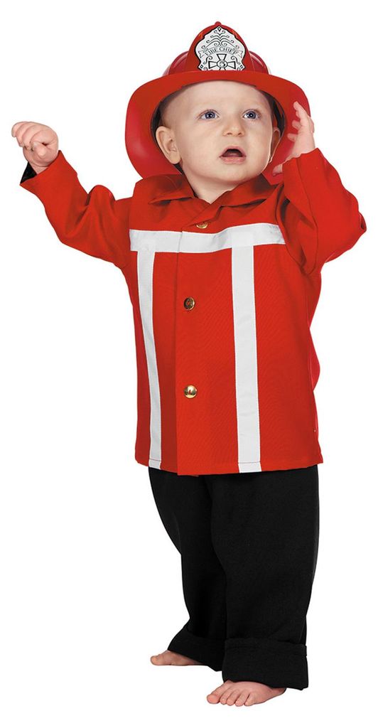 Combinaison de pompier pour bébé, taille : 92 Image du produit 