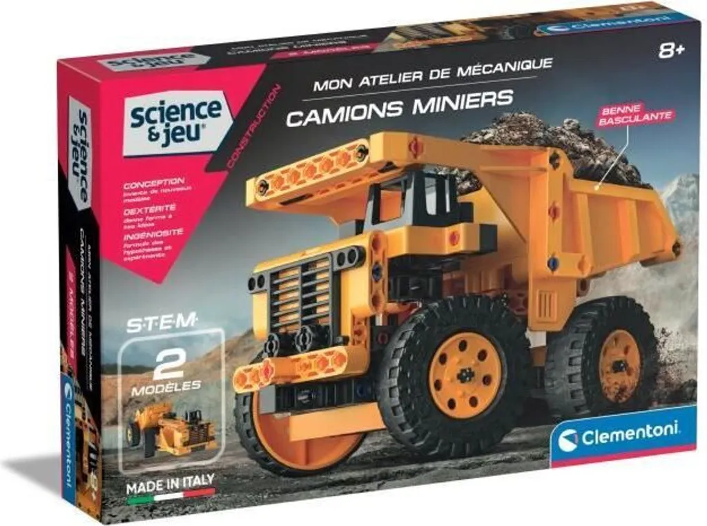 Clementoni Véhicules à Moteur avec Moteur Électrique et 200 Pièces Lab 52630