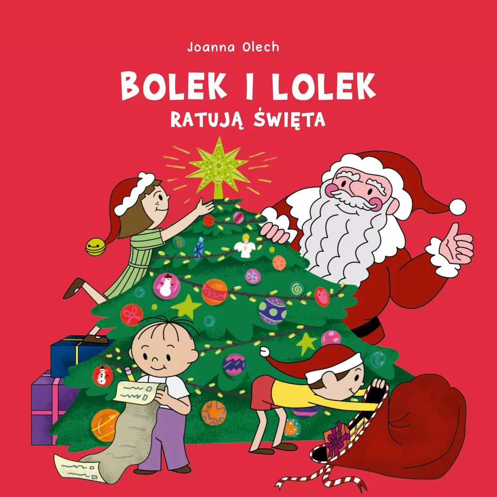 Bolek e Lolek salvano il Natale Joanna Olech - Libro in Polacco per Bambini