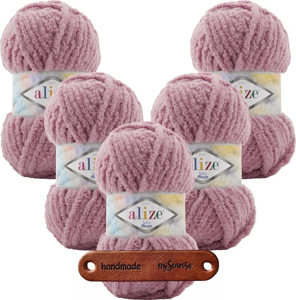 5 x ALIZE Softy Mega 295 mit Label