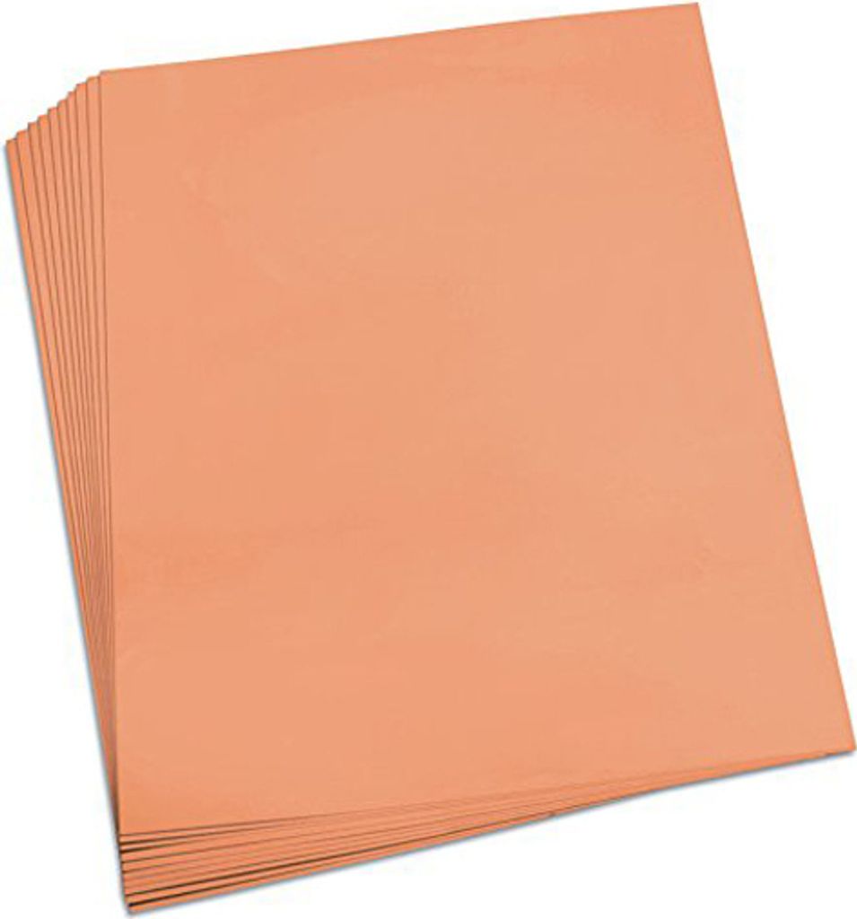 folia Tonpapier DIN A4 130 g/qm lachs 100 Blatt