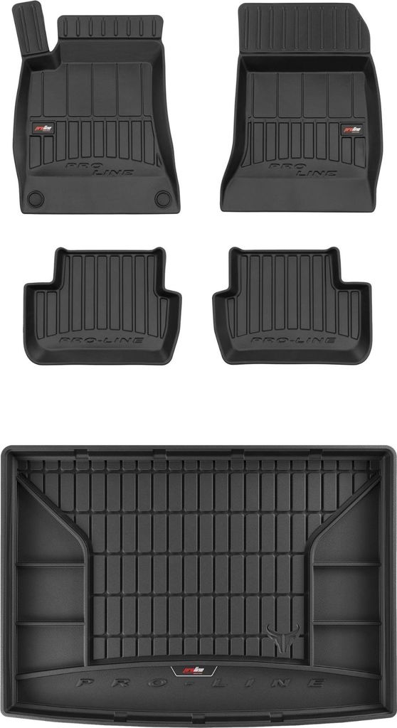 FROGUM 3D Gummimatten und Kofferraummatte für Mercedes B W246 2011-2018