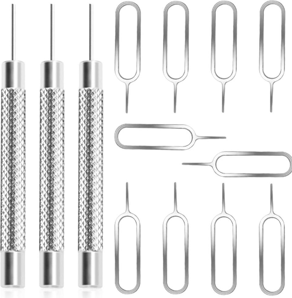 13 Stück SIM Karte Nadel, SIM-Karten-Entfernungswerkzeug, SIM Kartenträger Auswerfer Pin Auswerfen Removal Tool, SIM-Pin Handy-Nadel, zum Öffnen...