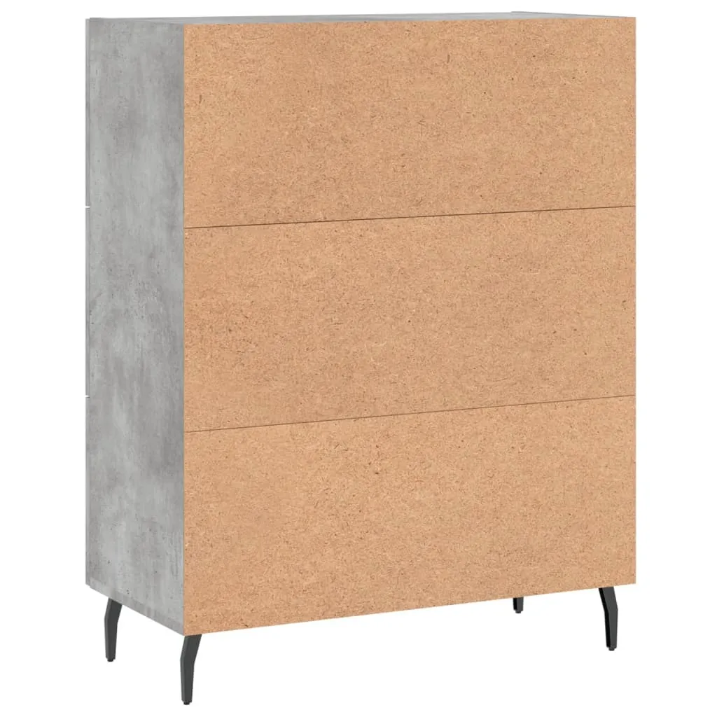 Credenza Salvaspazio Grigio Cemento | Mobile Bagno e Living 90cm - 8