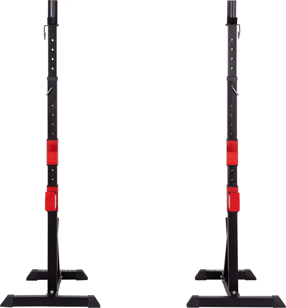 Support barre réglable HMS STR25 en acier avec hauteur modulable noire - 3
