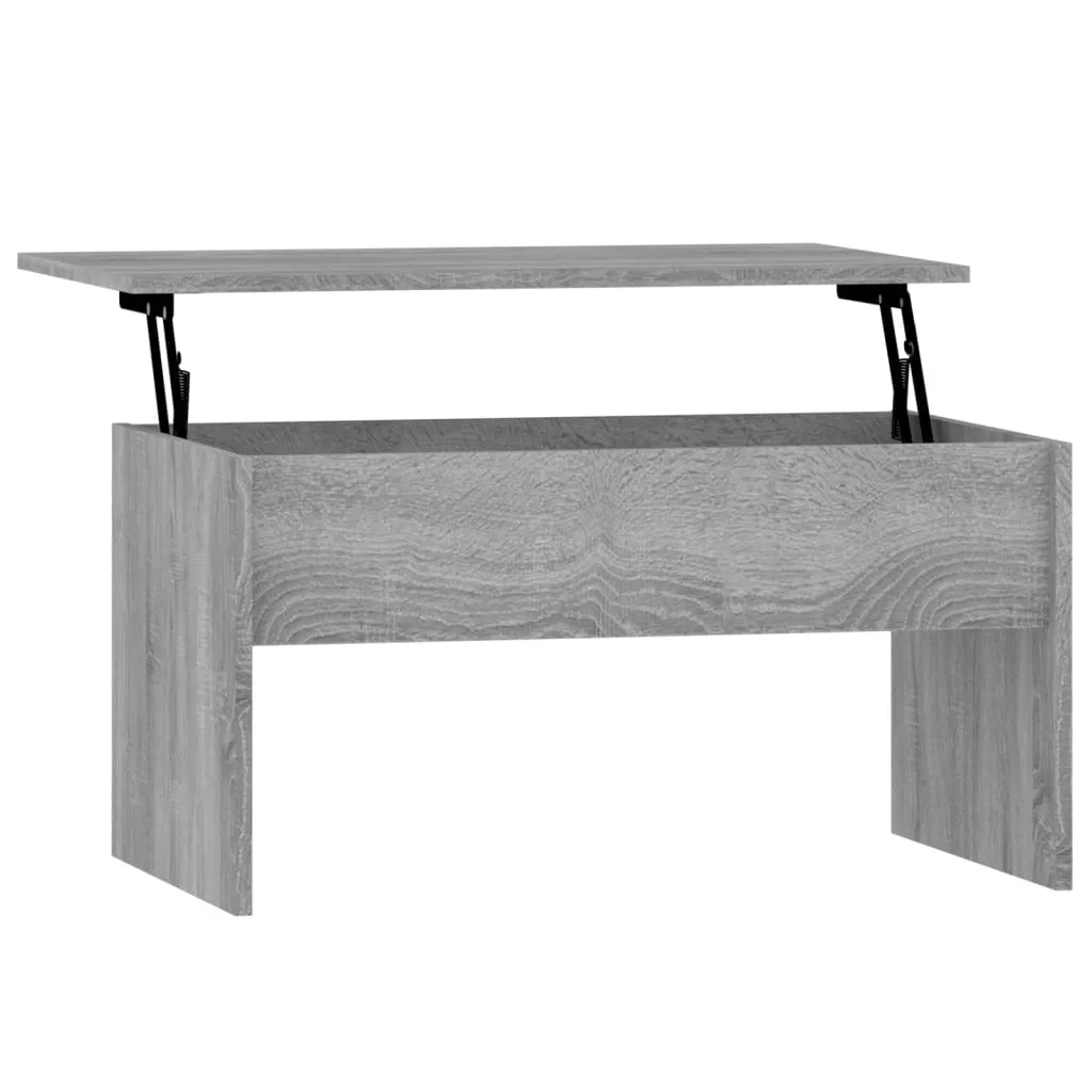 SYFAX™ Tavolino Salotto Grigio Sonoma 80x50,5x41,5cm Legno Multistrato