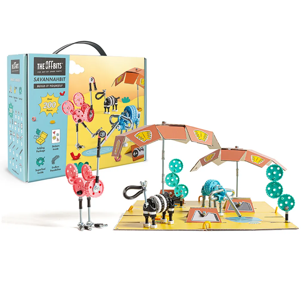 Jeu de Construction Métallique SavanaBit OffBits pour Jeunes Inventeurs - 2