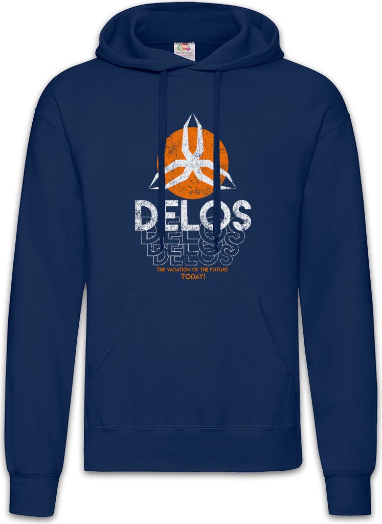 Urban Backwoods Delos, Herren Hoodie, Farbe: Navy, Größe: XL