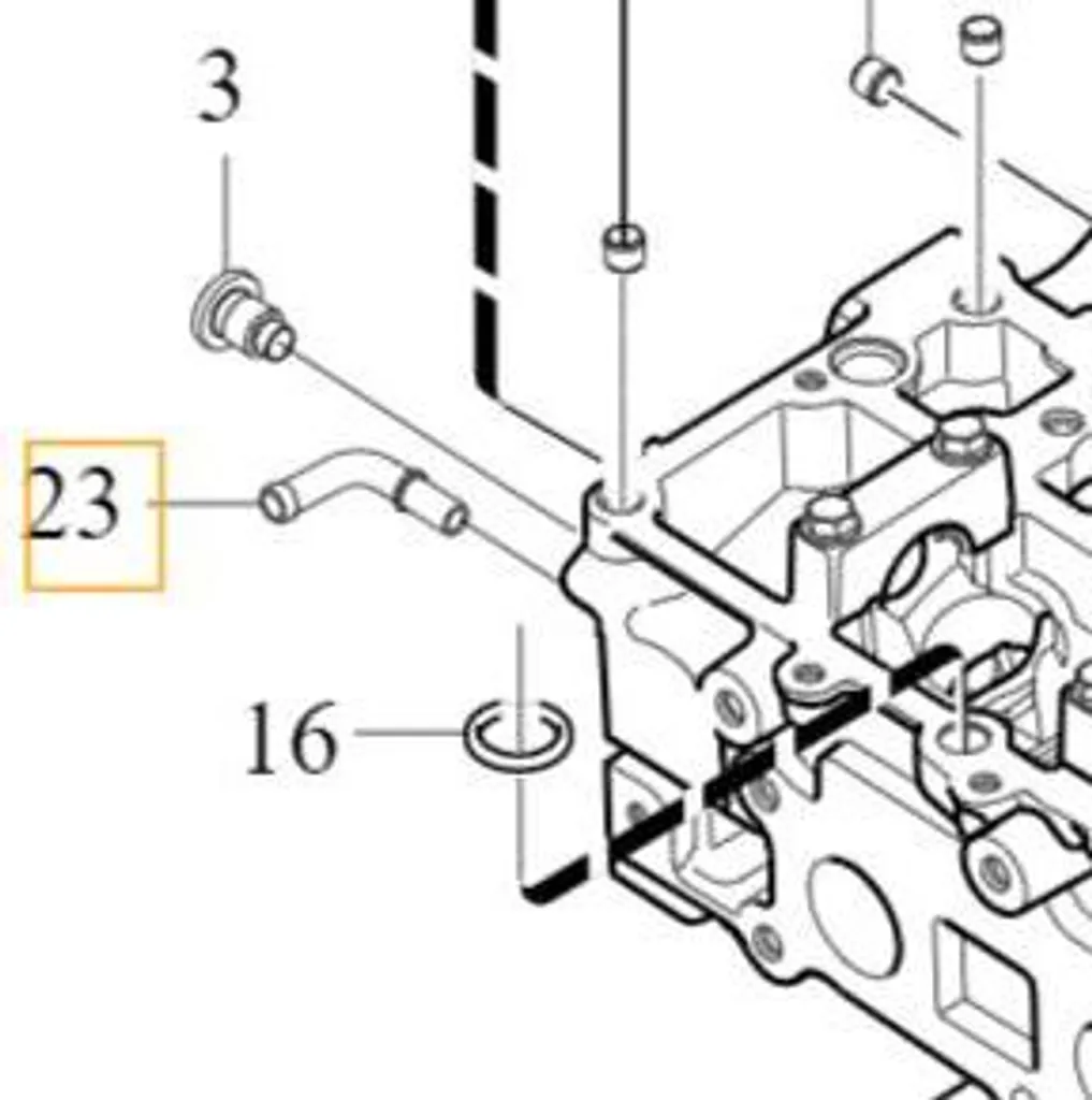 Moignon de culasse 1.6 16V adaptable Volvo S40 V50 S60 V70 S80 V40 OE