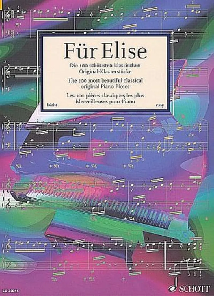Boîte à Musique Pour Élise - Mécanisme 18 Tons en Acier et Bois Brun