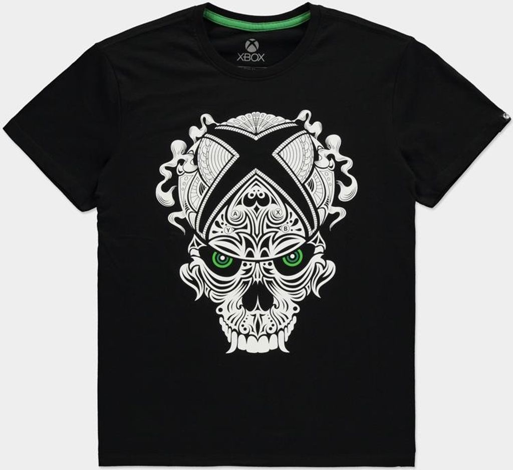 Microsoft XBox T-Shirt - XBox Skull (schwarz) XXL