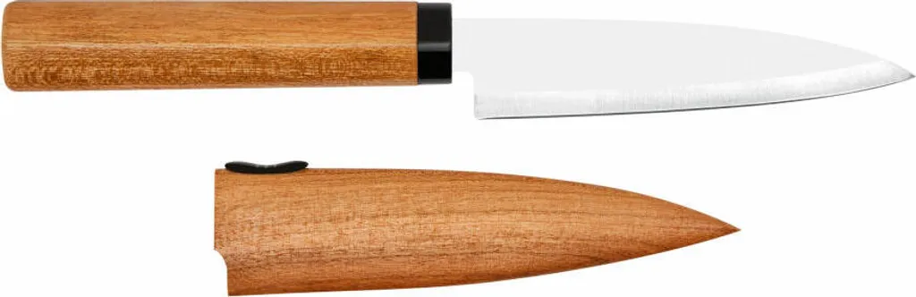 Kai Select DG-3002 Coltello da Frutta con Fodero in Legno di Ciliegio