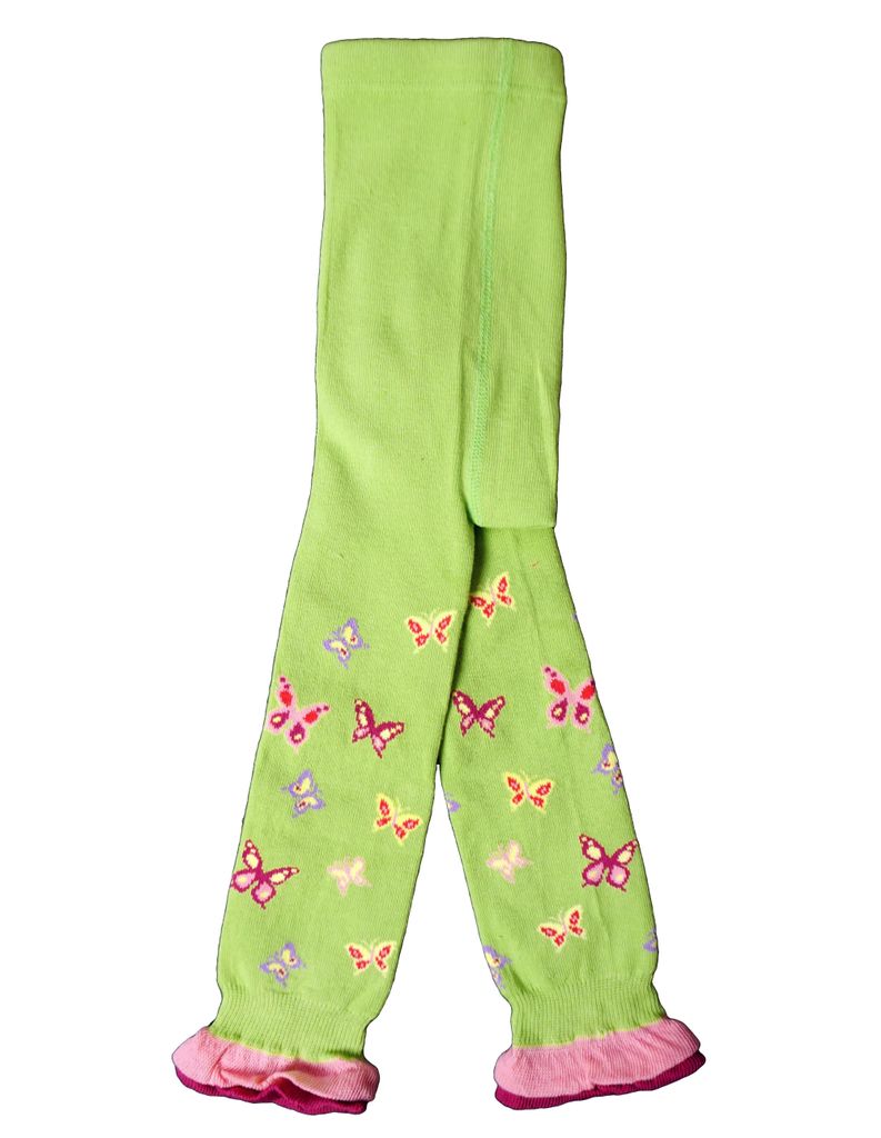 Kinder Leggings aus Baumwolle Capri Pear Grün Größe 74