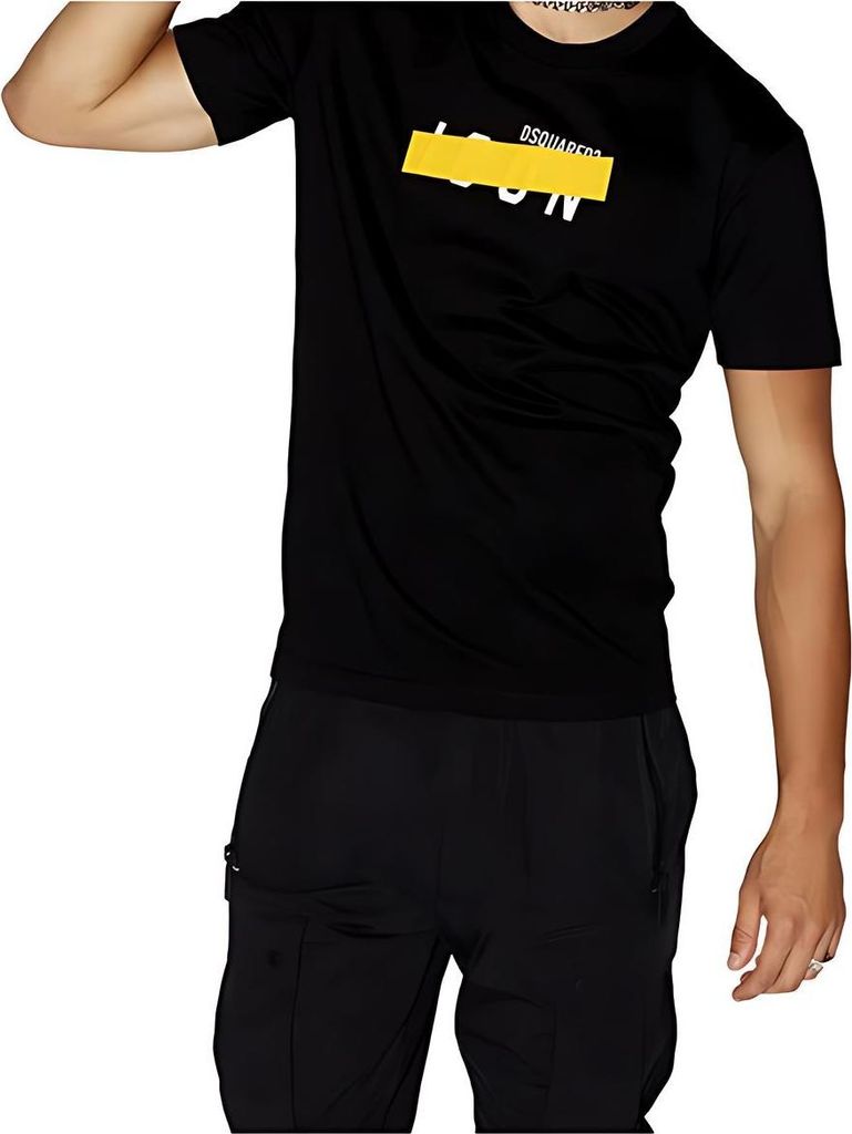 Dsquared2 Be Icon T Shirt Herren schwarz