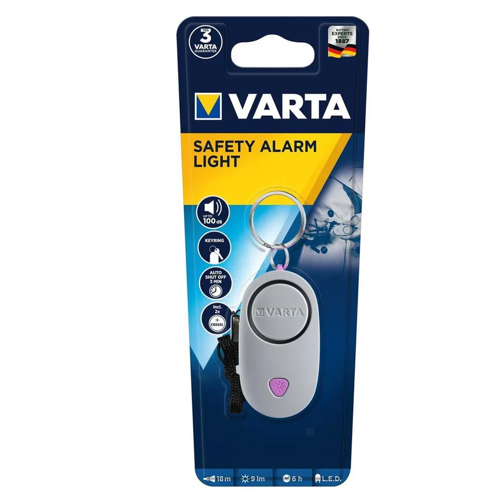 Recensione Portachiavi VARTA Safety Allarme e LED - Bianco EDC