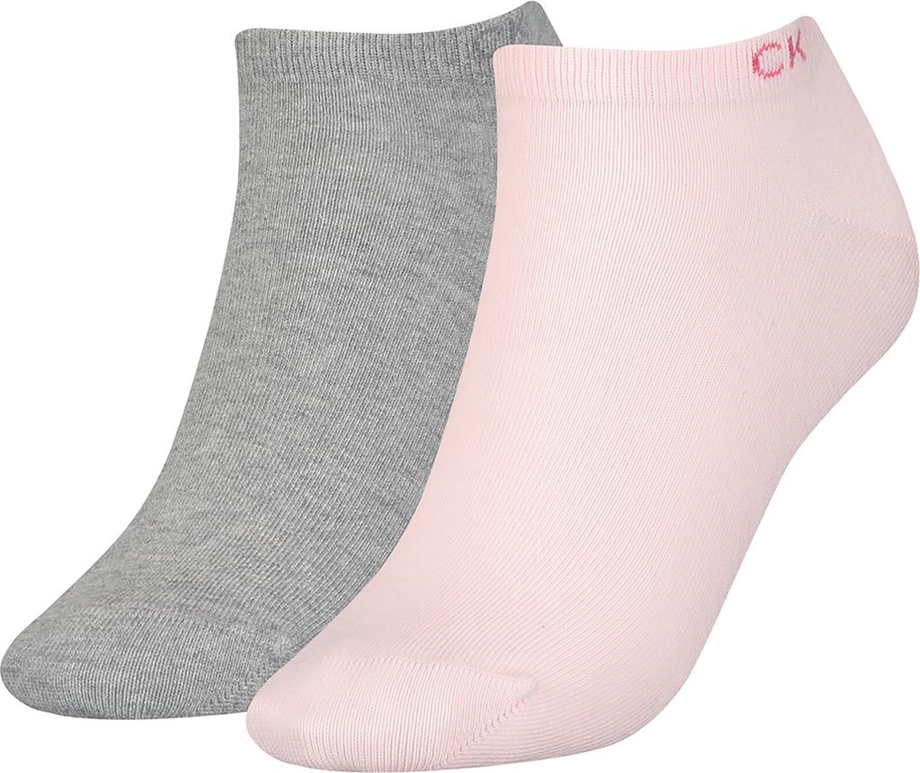 Calvin Klein Damen Sneaker Calvin Klein Flat Knit Women's Liner Socks 2 Pack