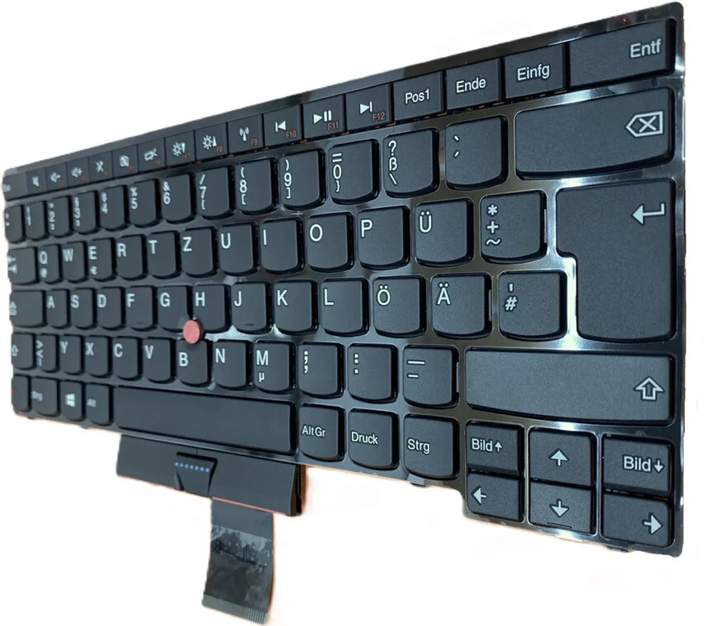 Clavier d'Ordinateur Portable Rétroéclairé compatible PN 0B35864 DE