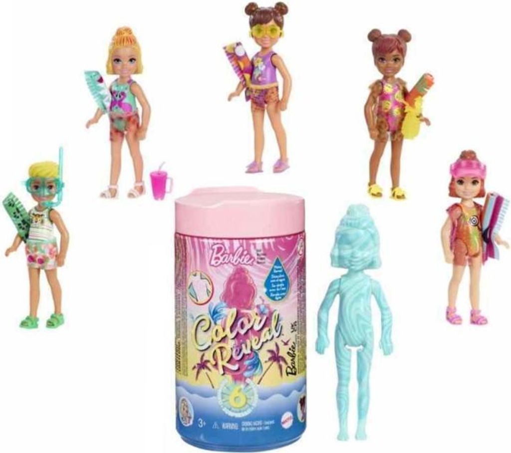 Poupée Barbie Surprise COLOR REVEAL Chelsea Marble, Mattel Image du produit 